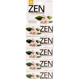 ZEN Women’s Relief Balm – Soothing Aromatherapy Balm with Jasmine & 11 Essential Oils for Relaxation & Comfort (Pack of 5)
