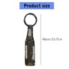 WOFALO store Stylish Resin Handle Wine Bottle Bag with Marble-Pattern
