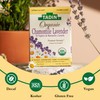 Tadin Organic Chamomile Lavender Tea, Caffeine Free Herbal Tea to