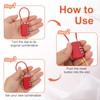 sourcing map 2 Pcs Luggage Travel Lock, 3 Digit Cable