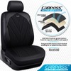 Airy Cool Memory Foam Seat Covers, Leather Mesh Thick Car