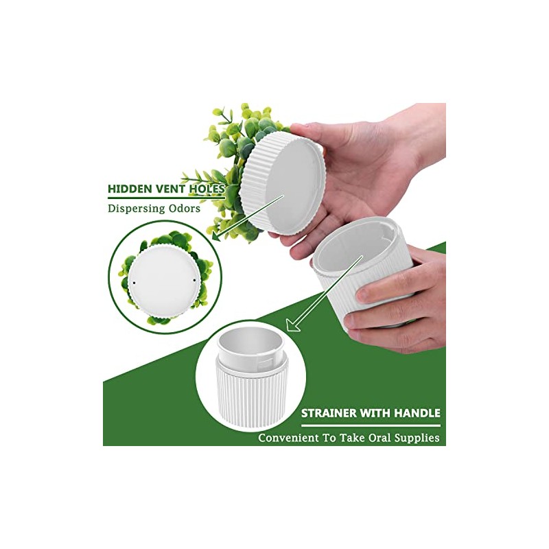 Baño para Dentaduras Postizas, Estuche Invisible para Dentaduras Postizas Diseñado