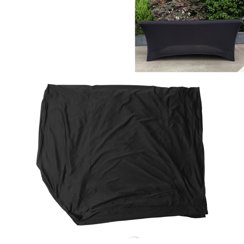 Stretch Rectangular Table Cover Waterproof Tight Fitted Easy To Clean