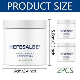 Hefesalbe, 2Pcs Yeast Ointment, Reibeisenhaut Creme, Hefesalbe für Reibeisenhaut und Trockener Haut, Milde Hautreparatur-Hefecreme für Alle Hauttypen Geeignet, Damen und Herren