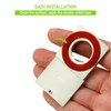 Peephole Security Cap Set, Home Door Viewer Cover with Self-Adhesive