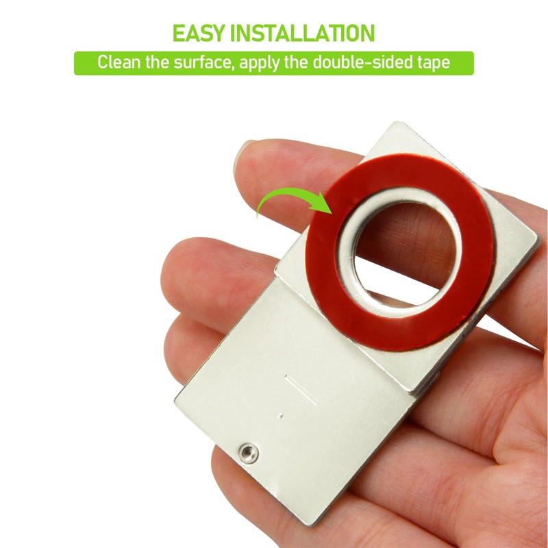 Peephole Security Cap Set, Home Door Viewer Cover with Self-Adhesive