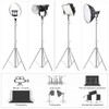 Stainless Steel Heavy Duty Photography Tripod Light Stand, 9.19 Feet/2.8m