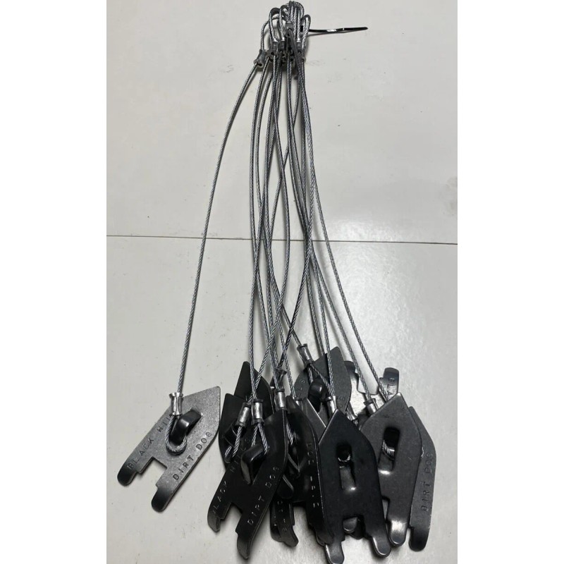 FPS 5 Dozen wolf fang ANCHORS w/ 15" CABLE 3/32"