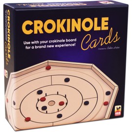 Crokinole Card Game - 2 in 1 - Solitaire and Elimination