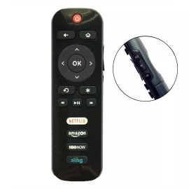 GHYREX New Remote RC280-2 For TCL Roku TV HBONOW 32S3750, 55FS3750, 65US5800