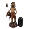 Native American Indian Warrior Chief With Eagle Roach Spear And