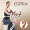 Sunny Health & Fitness Foldable Pink Magnetic Exercise X-Bike Pro,