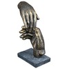 Casablanca Decorative Sculpture Helping Hand Made of Poly with Saying