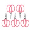 5 Piece Garden Flower Scissors, Sharp Stainless Steel Floral Shears,