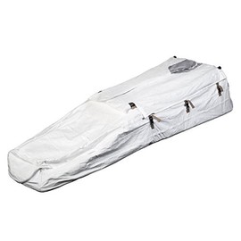 Rig'Em Right Waterfowl Low Rider 3.0 Low-Profile Layout Bird Hunting Snow Cover Blind with Steel Frame, Large Foot-Bag and Padded Seat, Headrest and Backrest (Snow Cover Camo)