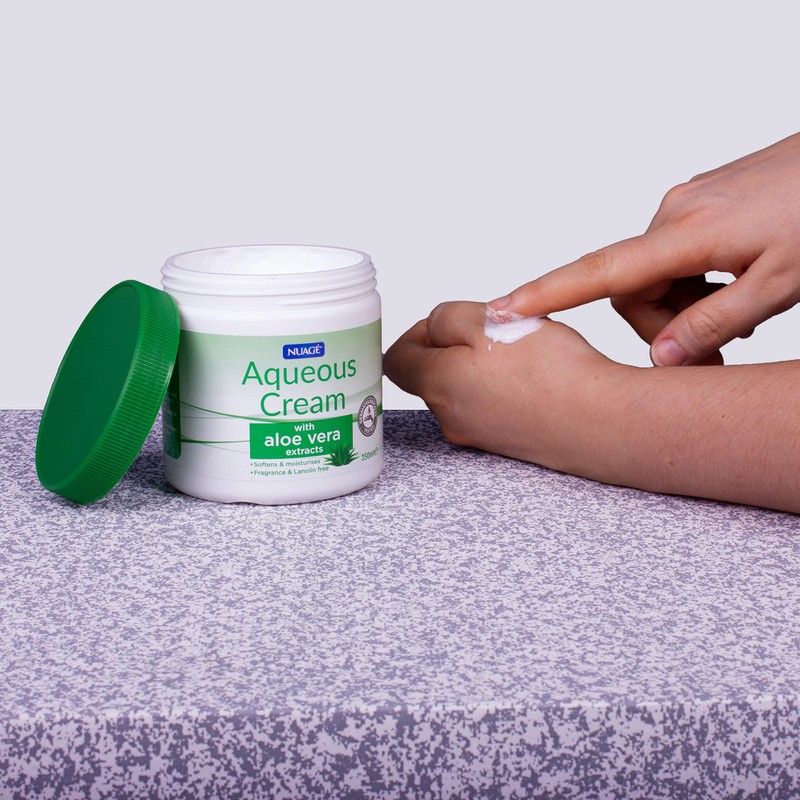 Nuage Aqueous Cream With Added Aloe Vera, 350Ml