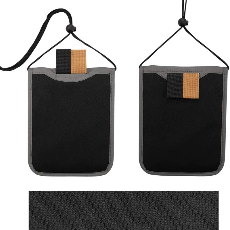 KEAFOLS Neck Pouch Travel Purse with RFID Protection Waterproof Shoulder