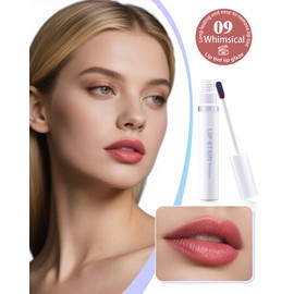 Berinist Lip Stain Masque Lip Liner Stain Long Lasting Waterproof Lip Tint Stain Semi-Permanent Lip Tattoo Transfer Proof Non-Drying Matte Finish Suitable for Women's Daily Lip Makeup