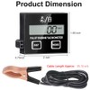 Small Engine Tachometer, Digital Tachometer Tach Gauge Reset Function Equipped