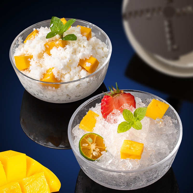 Manual Shaved Ice Shaver Snow Cone Machine Labor Saving Small