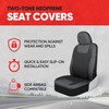 Motor Trend Gray Waterproof Seat Covers for Front Seats –