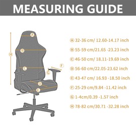 Lavish Cover Velvet Stretchable Gaming Chair Cover, Washable, Anti-Scratch Slipcover with Armrest Protection, Cat Scratch Proof for Office and Computer Chairs(No Chair, LightBlue)