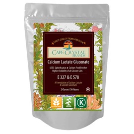 Calcium Lactate Gluconate for Molecular Gastronomy | Kosher Certified & Food Grade (2-oz)
