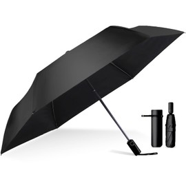 Equipped with a smart safety lock function. Parasol, Ultra Lightweight, Compact, Foldable, 100% UV Protection, Full Shade, Lightweight, For Both Sunny and Rainy Weather, Unisex, Heat Insulation, Portable, Convenient, One-Touch Automatic Opening and Closing (Light Green)