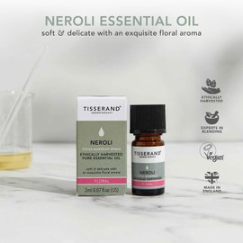 Tisserand Aromatherapy - Ethically Harvested Neroli Essential Oil - Massage & Bath Oil - 100% Pure And Natural - 2ml