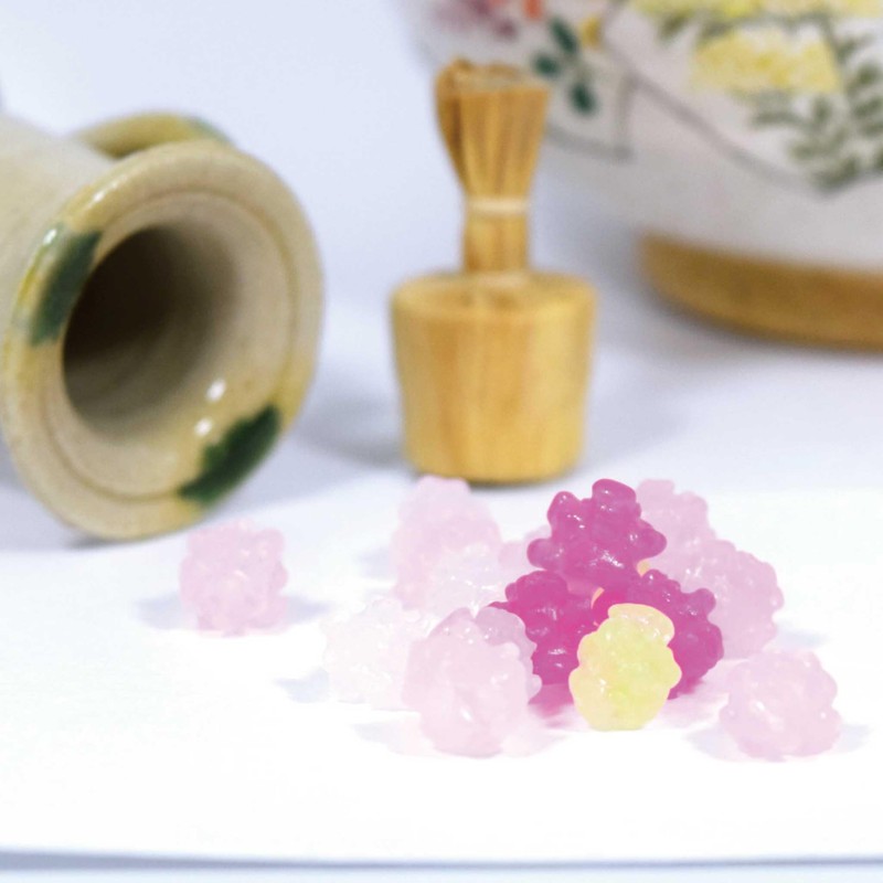 Japanese Tiny Suger Candy KONPEITO with COLORS YELLOW artificially flavored