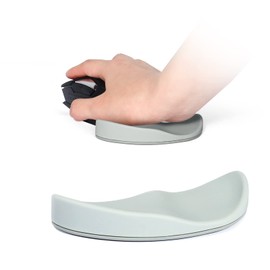AJAZZ Mouse Wrist Rest, Palmrest, Computer Cushion, Handrest, Right Hand, Ergonomic, Wrist Rest, Reduces Fatigue, Soft Material, Breathable, No Irritation to Skin, Memory Cotton, Anti-Slip Substrate,