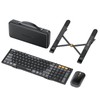 ProtoArc Foldable Keyboard Mouse Combo, XKM01 CaseUp Portable Bluetooth Keyboard
