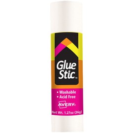 Avery 00196 Permanent Glue Stic, White Application, 1.27 oz. Stick, 1/Each
