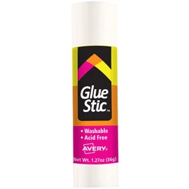 Avery 00196 Permanent Glue Stic, White Application, 1.27 oz. Stick, 1/Each
