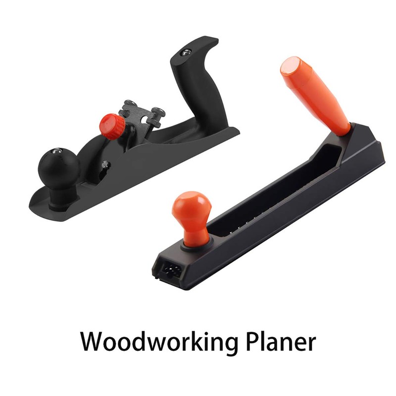 1Pcs Adjustable Wood Plane, Black Smoothing Plane Shaving Tool Ideal