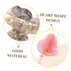 Baluue Large Heart Claw Clips 2pcs for Women Hair Accessories
