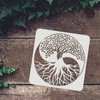 FINGERINSPIRE Tree of Life Pattern Stencils 30 x 30 cm