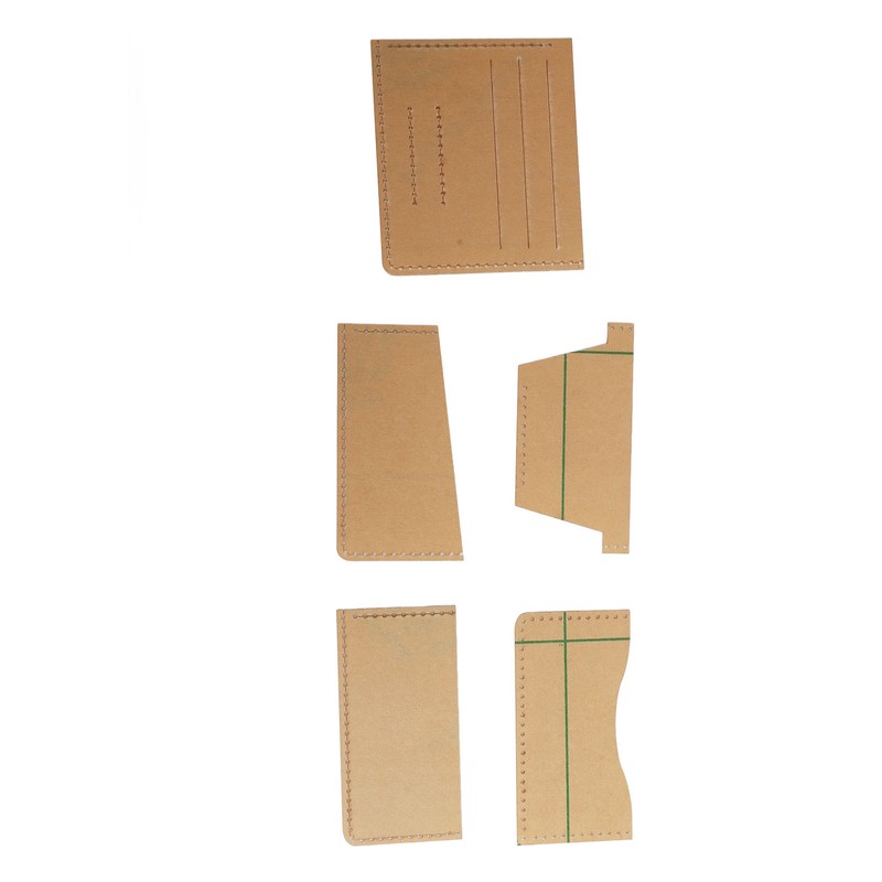 13 Pcs Leather Wallet Template Transparent Clear Acrylic Leather Template