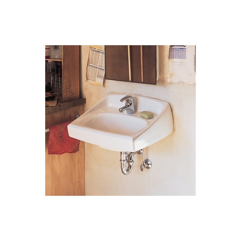 American Standard 0356.015.020 Lucerne Wall-Mount Lavatory Sink with 8-Inch Faucet