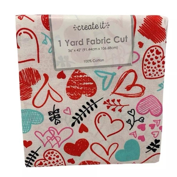 Create It 1 YD New Create It 36"X42" Valentine Heart