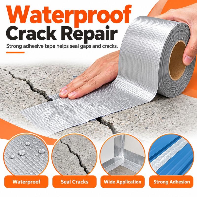 Waterproof Butyl Repair Tape for Roofs, Pipes & Cracks –