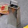 Stainless steel cheese grater square container grater lemon zester /