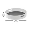 Copco Under-Sink Pantry and Cabinet Organizer, 18-Inch, Revolving Storage Solution,