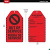 Out of Service Tags 25 Pack, Bilingual OSHA Do Not