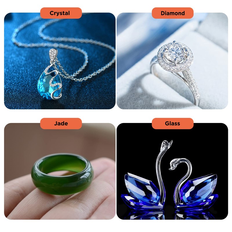 Dupeakya Professional Diamond Tester, Gem Tester Pen Portable Electronic Diamond