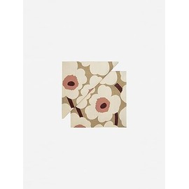 [marimekko] Unikko Cocktail Napkin 25X25 Women's 52_1_5272552660 F, Beige x Off-White
