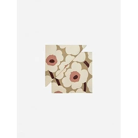 [marimekko] Unikko Cocktail Napkin 25X25 Women's 52_1_5272552660 F, Beige x Off-White