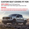 Truckiipa Leather F150 Seat Covers Front Seat Cover Truck Seat