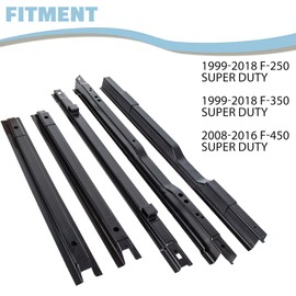 KUAFU Long Bed Crossmember Kit 8ft Compatible with 1999-2018 Ford F250 F350 8 FT Bed 2008-2016 Ford F450 Long Truck Floor Support Replacement for BC3Z9911215A/ YC3Z9911215BA