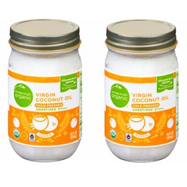 Generic Simple Truth Organic Coconut Oil Unrefined Cold Pressed Virgin Butter, 14 oz (Pack of 2)
